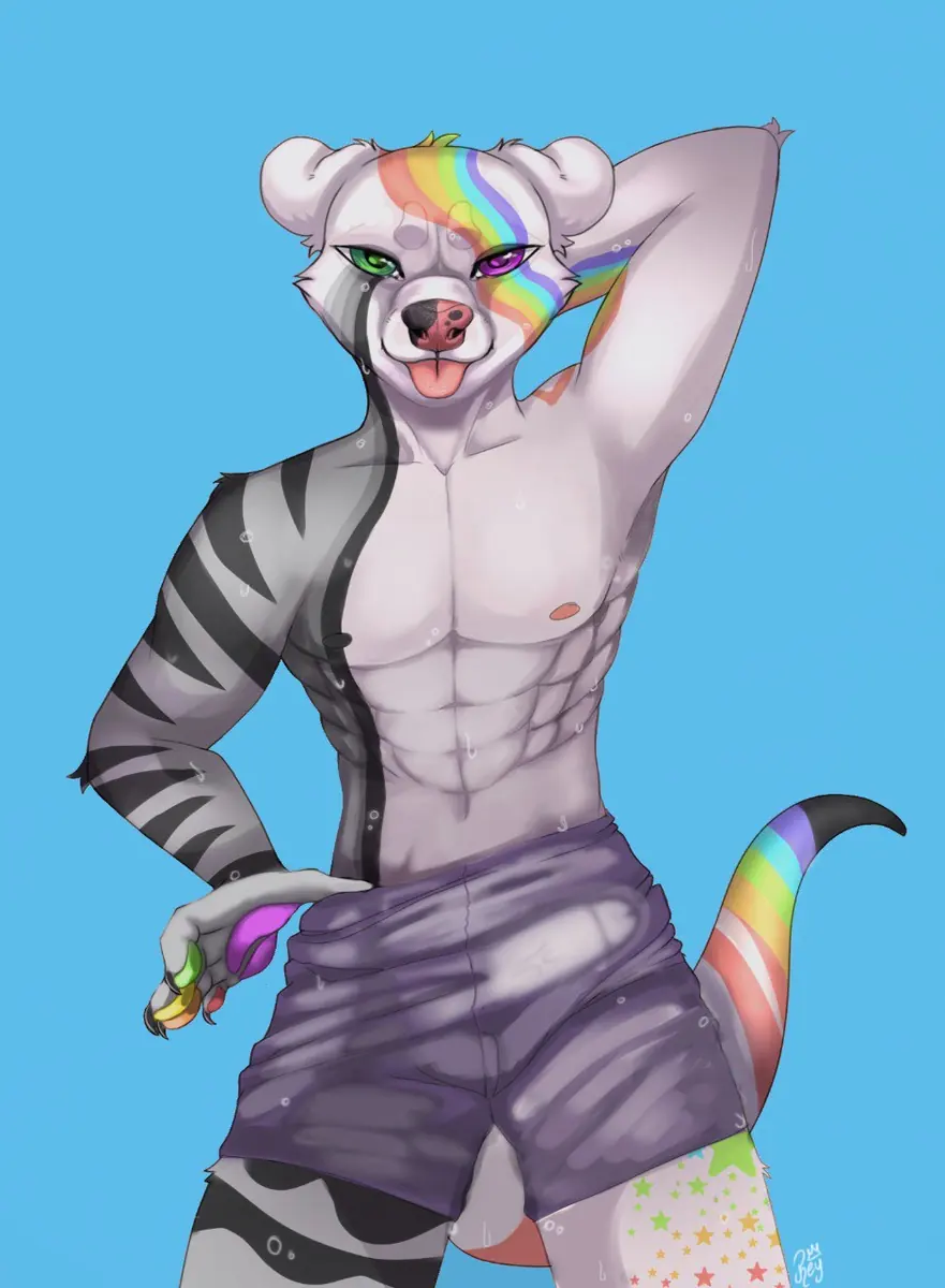 NSFW fullcolor illustration, character standing